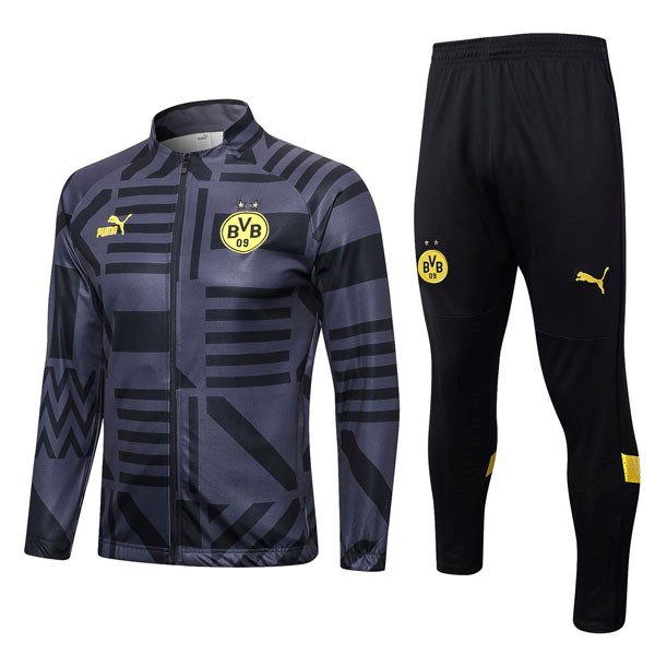 Trainingsanzug Dortmund 2022-23 Grau Schwarz